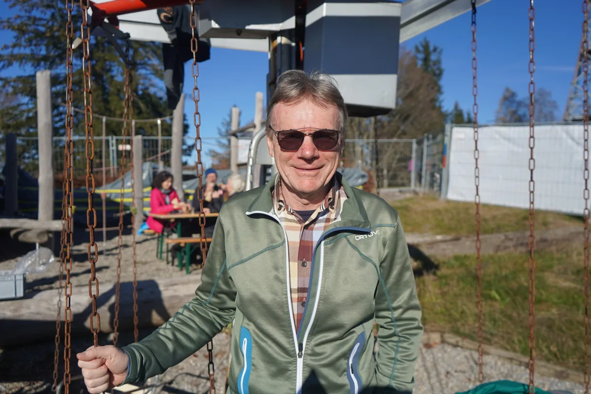 Hubi Rüegg im Porträt.